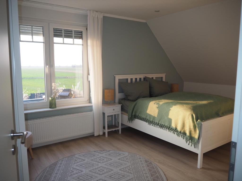 Deichblick Nordseeküste Bremerhaven