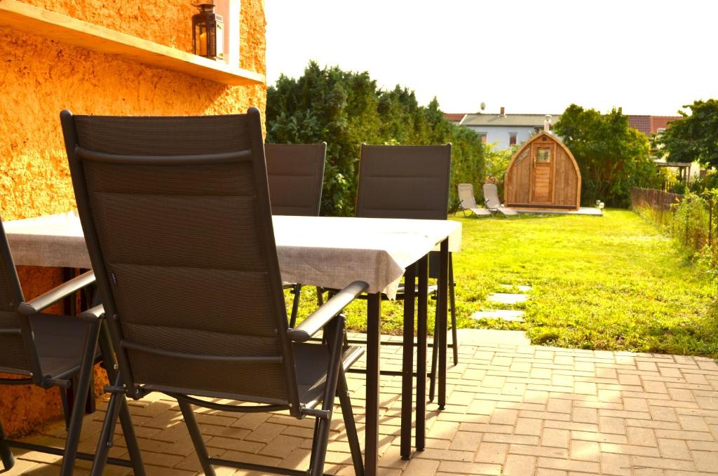 Lehmhäuschen mit Sauna