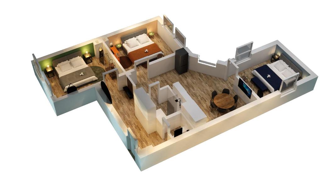 OLIVE Apartments - 3x Kingsize Bedrooms - Free Parking